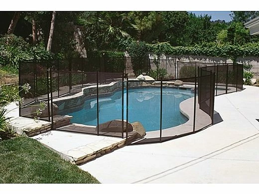 GLI Pool Products Protect-A-Pool Inground Safety Fence | 4' X 12' Section Black | Model NE180F | 30-0412-BLK-PAP 4 GLI Pool Products Protect-A-Pool Inground Safety Fence | 4' X 12' Section Black | Model NE180F | 30-0412-BLK-PAP - Image 2