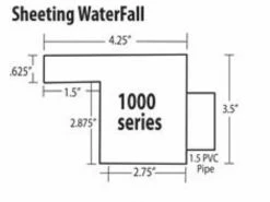 Custom Cascades 6" Waterfall Standard Lip Tan | 1000-6T 7 Custom Cascades 6" Waterfall Standard Lip Tan | 1000-6T -Hayward Shop 139510 1 2013121183115