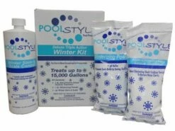 PoolStyle Deluxe Triple Action Winterizing Kit | 15,000 Gallons | 33845P