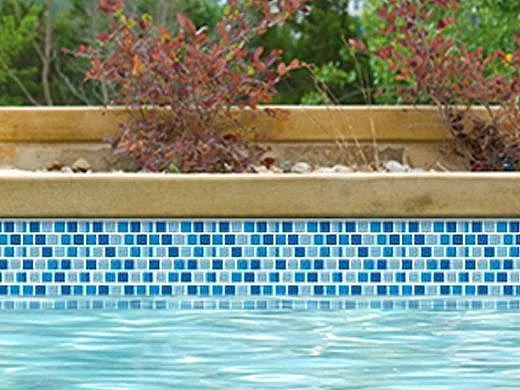 National Pool Tile Allure 1x1 Glass Tile | Peacock | 201-019 5 National Pool Tile Allure 1x1 Glass Tile | Peacock | 201-019 - Image 3
