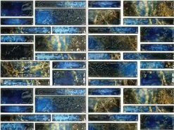 Fujiwa Tile Pilos Random Pattern Series | Summer Blue | PILOS-404 -Hayward Shop 142682 0 20184483515