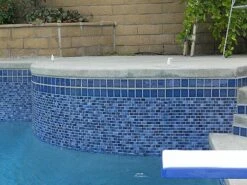 Fujiwa Tile Glasstel Mosaic Series 7/8" X 1-7/8" | Indigo | Glasstel-11 -Hayward Shop 142689 0 2014914153422