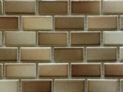 Fujiwa Tile Glasstel Mosaic Series 7/8" X 1-7/8" | Amber | Glasstel-12