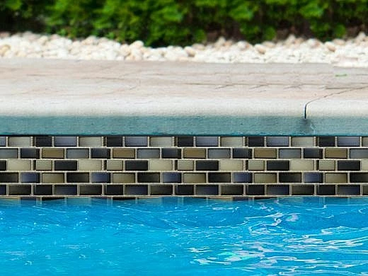 Fujiwa Tile Glasstel Mosaic Series 7/8" X 1-7/8" | Captain Blue | Glasstel-13 6 Fujiwa Tile Glasstel Mosaic Series 7/8" X 1-7/8" | Captain Blue | Glasstel-13 - Image 4