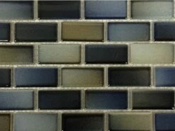 Fujiwa Tile Glasstel Mosaic Series 7/8" X 1-7/8" | Captain Blue | Glasstel-13