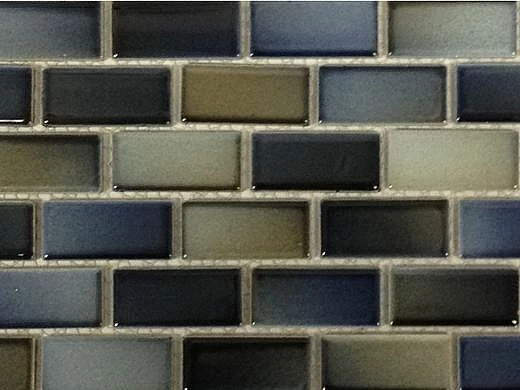 Fujiwa Tile Glasstel Mosaic Series 7/8" X 1-7/8" | Captain Blue | Glasstel-13 3 Fujiwa Tile Glasstel Mosaic Series 7/8" X 1-7/8" | Captain Blue | Glasstel-13
