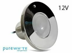 J&J Electronics PureWhite LED Spa Light | 12V Equivalent To 100W 30' Cord | LPL-S1W-12-30-P 21106