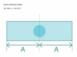 Natural Wonders 36" Arch Waterfall With 1" Lip Back Port | White | 25577-360-000 -Hayward Shop 143630 0 202036143752