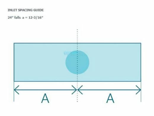 Natural Wonders 24" Arch Waterfall With 1" Lip Back Port | White | 25577-260-000 4 Natural Wonders 24" Arch Waterfall With 1" Lip Back Port | White | 25577-260-000 - Image 2