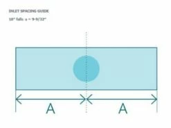 Natural Wonders 18" Arch Waterfall With 1" Lip Back Port | White | 25577-190-000 -Hayward Shop 143636 0 20203915842