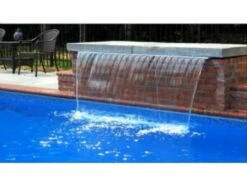 Natural Wonders 24" Arch Waterfall With 1" Lip Bottom Port | White | 25576-260-000 -Hayward Shop 143645 0 20203581524