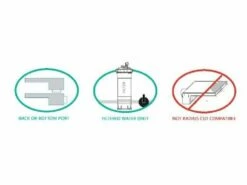 Natural Wonders 36" Arch Waterfall With 1" Lip Bottom Port | White | 25576-360-000 -Hayward Shop 143646 0 2020358567