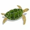 Ceramic Mosaic Sea Turtle Brown Right Facing With Shadow Junior | 9" X 12" | STSBRORJ -Hayward Shop 143726 0 201845153256