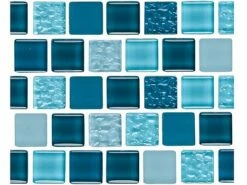 National Pool Tile Essence 1x1 Glass Tile | Imperial Blue | ES-IMPERIAL 1X1 -Hayward Shop 147596 0 20144102157