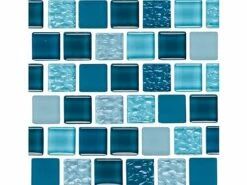 National Pool Tile Essence 1x1 Glass Tile | Imperial Blue | ES-IMPERIAL 1X1 -Hayward Shop 147596 0 2016326151311