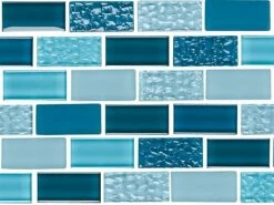National Pool Tile Essence 1x2 Glass Tile | Imperial Blue | ES-IMPERIAL 1X2 -Hayward Shop 147597 0 201441021814