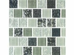 National Pool Tile Soleil 1x1 Glass Series Pool Tile | Silver | ISIS1X1
