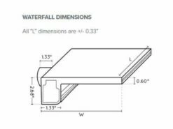 Natural Wonders 48" Rainfall With 6" Lip Back Port | White | 25587-430-000 -Hayward Shop 148223 0 2020319134213