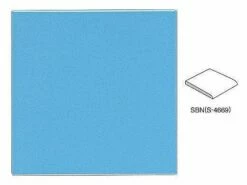 National Pool Tile 6x6 Radius Bullnose Tile | Glossy Light Blue | M6761C SBN