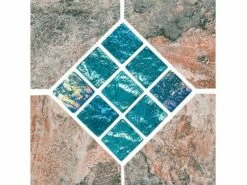 National Pool Tile Gemstone 6x6 Series | Emerald Deco | GMS-EMERALD DECO GL