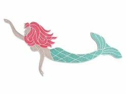 AquaStar Swim Designs Mermaid Stencil Only | White | F1007-01