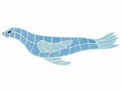 AquaStar Swim Designs Sea Lion Stencil Only | White | F1009-01