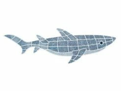 AquaStar Swim Designs Shark Stencil Only | White | F1010-01