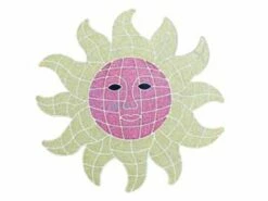 AquaStar Swim Designs Sun Stencil Only | White | F1014-01