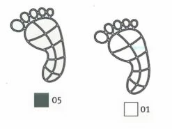 AquaStar Swim Designs Footprint Small Stencil Only Set Of 2 | White | F1019-01 9 AquaStar Swim Designs Footprint Small Stencil Only Set Of 2 | White | F1019-01 -Hayward Shop 149648 0 20171117131319