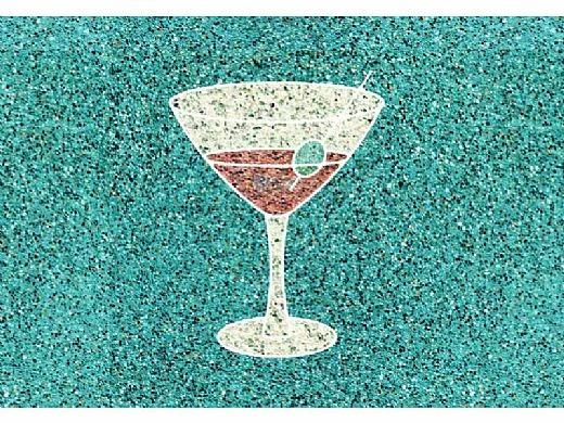 AquaStar Swim Designs Martini Glass Stencil Only | White | F1025-01 5 AquaStar Swim Designs Martini Glass Stencil Only | White | F1025-01 - Image 3