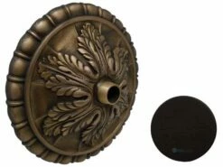 Black Oak Foundry Acanthus Leaf Emitter | Oil Rubbed Bronze Finish | M220-ORB | M235-ORB