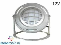 J&J Electronics ColorSplash LED Underwater Fountain Luminaire | With Guard And Base | 12V 10' Cord | LFF-F1C-12-WG-WB-10