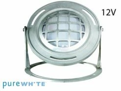 J&J Electronics PureWhite LED Underwater Fountain Luminaire | Base And Guard | 12V 10' Cord | LFF-F1L-12-WG-WB-10 -Hayward Shop 151410 0 201512685557