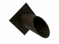 Black Oak Foundry 2" Deco Wall Scupper With Diamond Backplate | Oil Rubbed Bronze Finish | S912-ORB -Hayward Shop 151933 0 201961110128