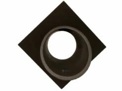 Black Oak Foundry 2" Deco Wall Scupper With Diamond Backplate | Oil Rubbed Bronze Finish | S912-ORB -Hayward Shop 151933 0 201961110139