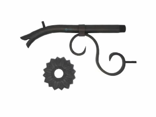Black Oak Foundry Small Courtyard Spout With Small Nikila | Oil Rubbed Bronze Finish | S7580-ORB | S7585-ORB 7 Black Oak Foundry Small Courtyard Spout With Small Nikila | Oil Rubbed Bronze Finish | S7580-ORB | S7585-ORB - Image 5