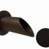 Black Oak Foundry 2" Deco Wall Scupper With Round Backplate | Oil Rubbed Bronze Finish | S902-ORB -Hayward Shop 152341 0 20201089632