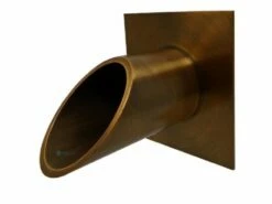 Black Oak Foundry 2.5" Deco Wall Scupper With Square Backplate | Oil Rubbed Bronze Finish | S923-ORB 15 Black Oak Foundry 2.5" Deco Wall Scupper With Square Backplate | Oil Rubbed Bronze Finish | S923-ORB -Hayward Shop 152363 0 2019612135015