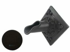 Black Oak Foundry Diamond Oak Leaf Scupper | Oil Rubbed Bronze Finish | S52-A-ORB