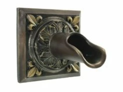 Black Oak Foundry Square Oak Leaf Scupper | Oil Rubbed Bronze Finish | S52-ORB 13 Black Oak Foundry Square Oak Leaf Scupper | Oil Rubbed Bronze Finish | S52-ORB -Hayward Shop 152382 0 2019610151433