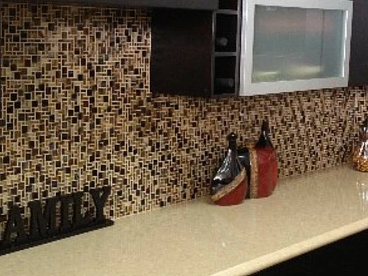 National Pool Tile Cosmopolitan Mosaic Glass Tile | Copper | COS-BARCELONA 5 National Pool Tile Cosmopolitan Mosaic Glass Tile | Copper | COS-BARCELONA - Image 3