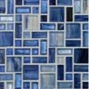 National Pool Tile Cosmopolitan Mosaic Glass Tile | Light Blue | COS-SYDNEY