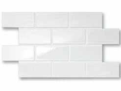 Cepac Tile Contour Flat Series | Glossy White | CON-1F