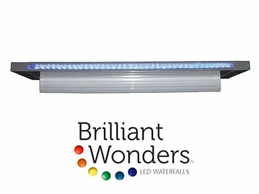 Brilliant Wonders 48" LED Waterfall Back Port | 6" Lip | 100 Ft. Cord | White | 25677-430-000 3 Brilliant Wonders 48" LED Waterfall Back Port | 6" Lip | 100 Ft. Cord | White | 25677-430-000