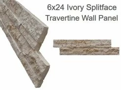 Travertine 6x24 Splitface Wall Panel | Ivory | 230-005 11 Travertine 6x24 Splitface Wall Panel | Ivory | 230-005 -Hayward Shop 155196 0 2015112110182