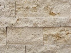 Travertine 6x24 Splitface Wall Panel | Ivory | 230-005