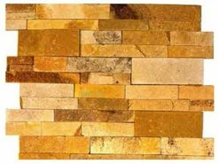 Natural Stone Ledger Panel 6x24 | Honey Wheat | Dressed Sandstone