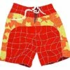 Artistry In Mosaics Board Shorts Red Mosaic | 20" X 21" | BSHREDOM