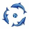 Artistry In Mosaics Dolphin Group With Blue Ball - Small Mosaic | 42" X 42" | DOLGRPS-BL -Hayward Shop 156593 0 20162169331