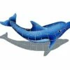 Artistry In Mosaics Dolphin Right With Shadow Mosaic | Small - 17" X 30" | DSHBLURS 1 Artistry In Mosaics Dolphin Right With Shadow Mosaic | Small - 17" X 30" | DSHBLURS -Hayward Shop 156606 0 2016218105535